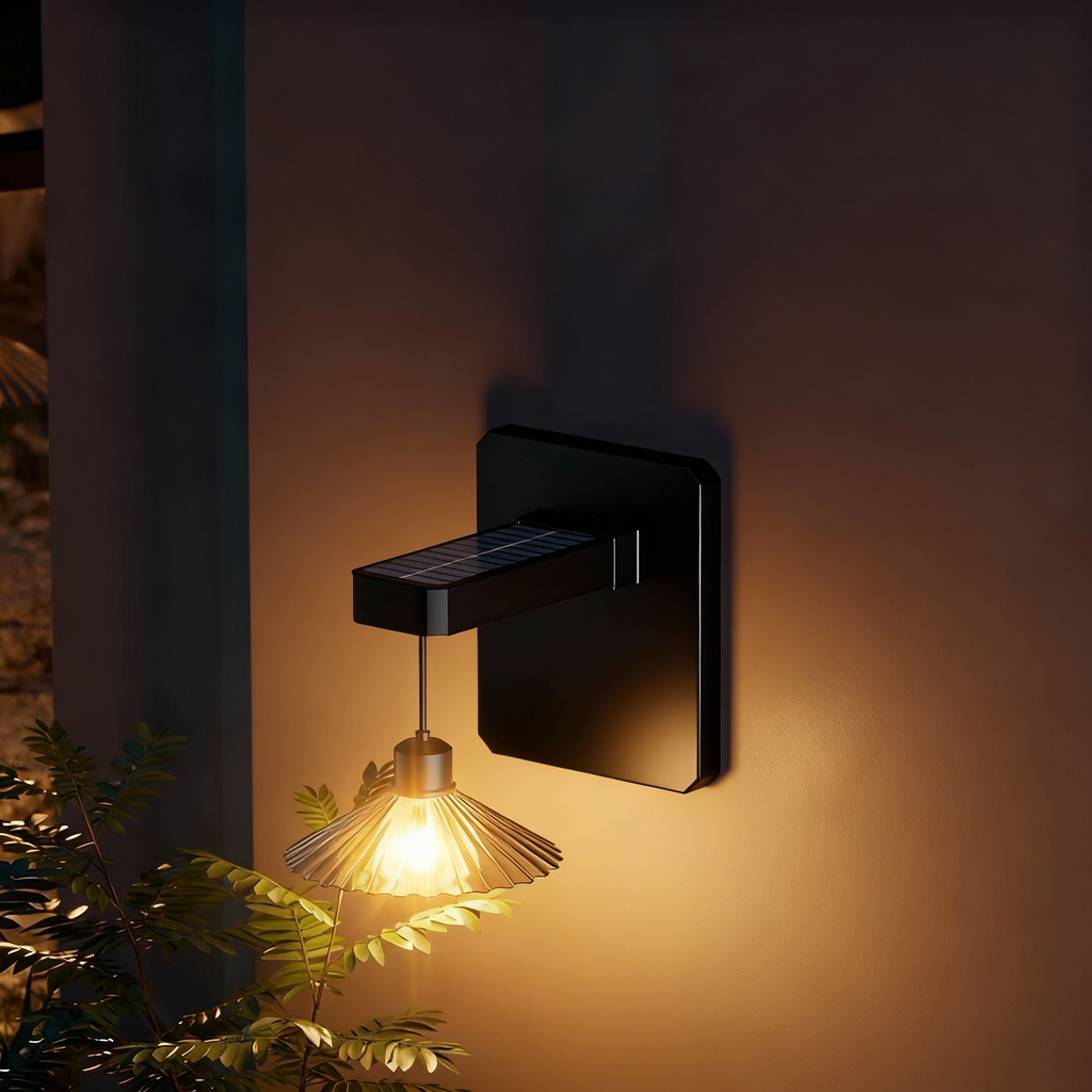 Solar - Powered Wall Light: Stylish & Practical