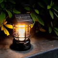 Solar Camping Lantern – Vintage Warm Glow Outdoor Light for Camping & Garden