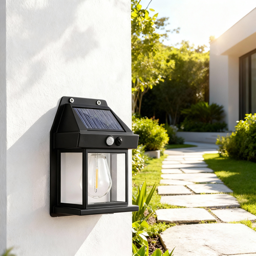 Solar - Powered Wall Lamp: Outdoor Elegance Meets Efficiency