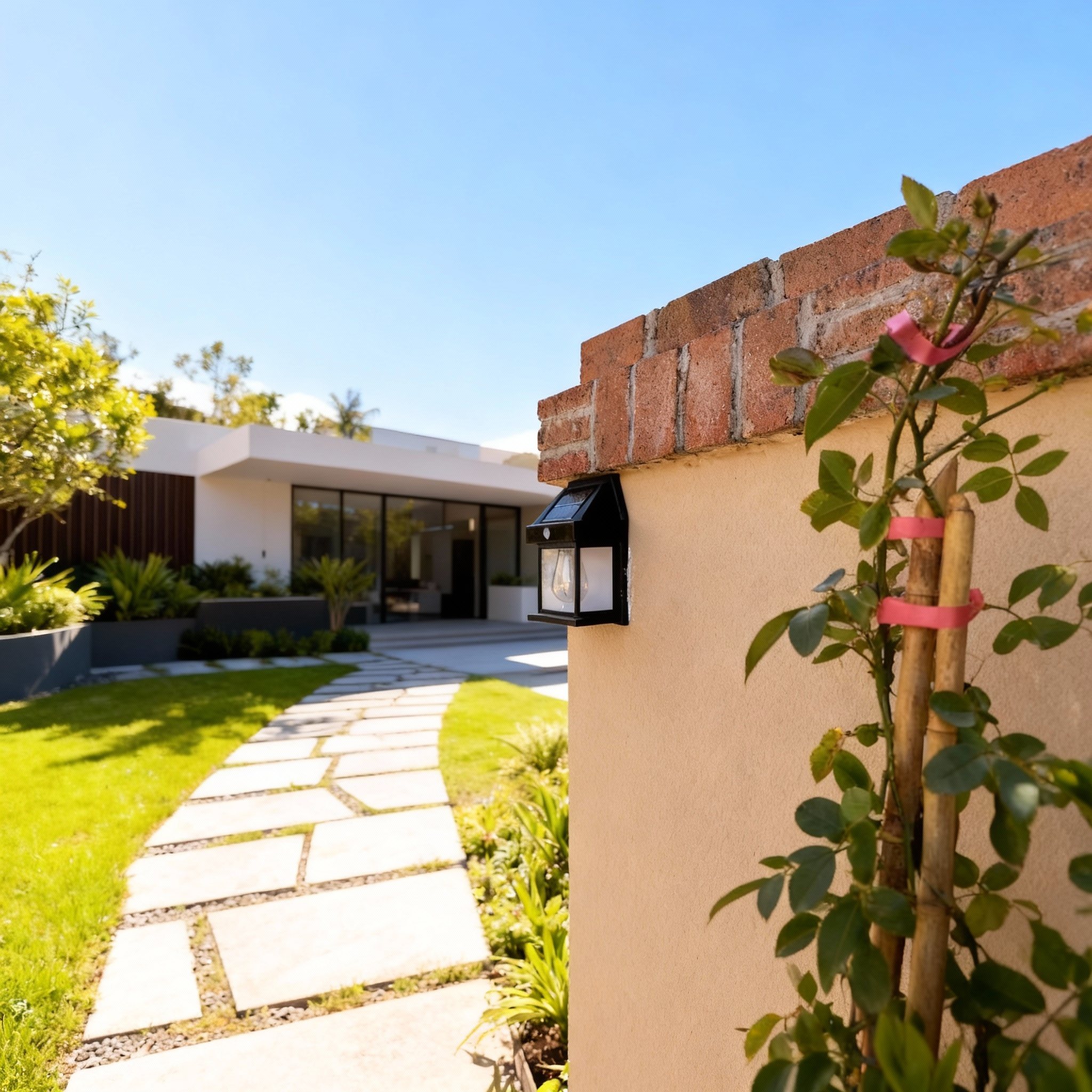 Solar - Powered Wall Lamp: Outdoor Elegance Meets Efficiency