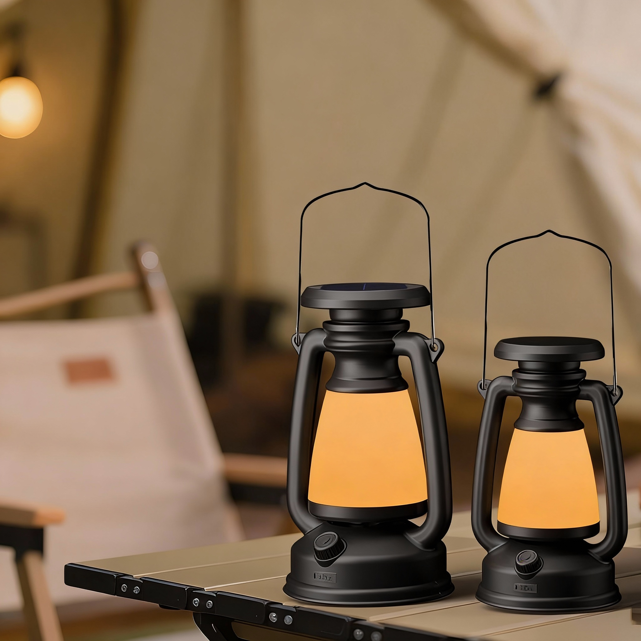 Solar Outdoor Camping Lamp - Ideal for Eco - friendly Adventures