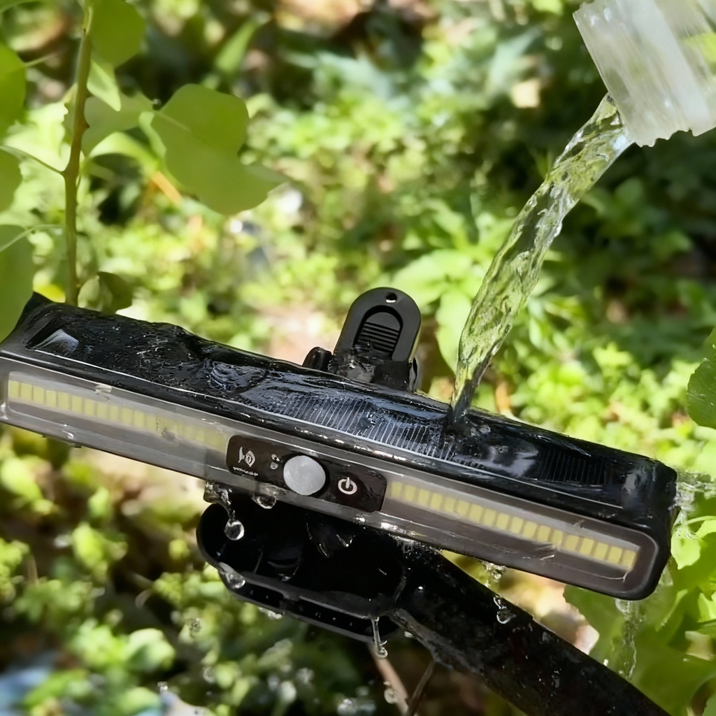 Solar Clip Light with Motion Sensor – Waterproof Outdoor Camping & Garden Light