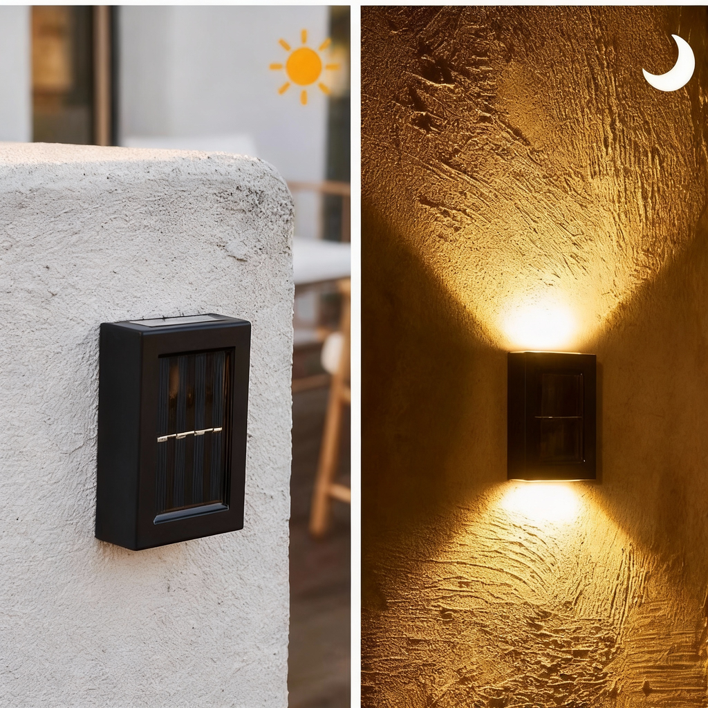 Solar - Powered Wall Light: Illuminate Your Space with Style