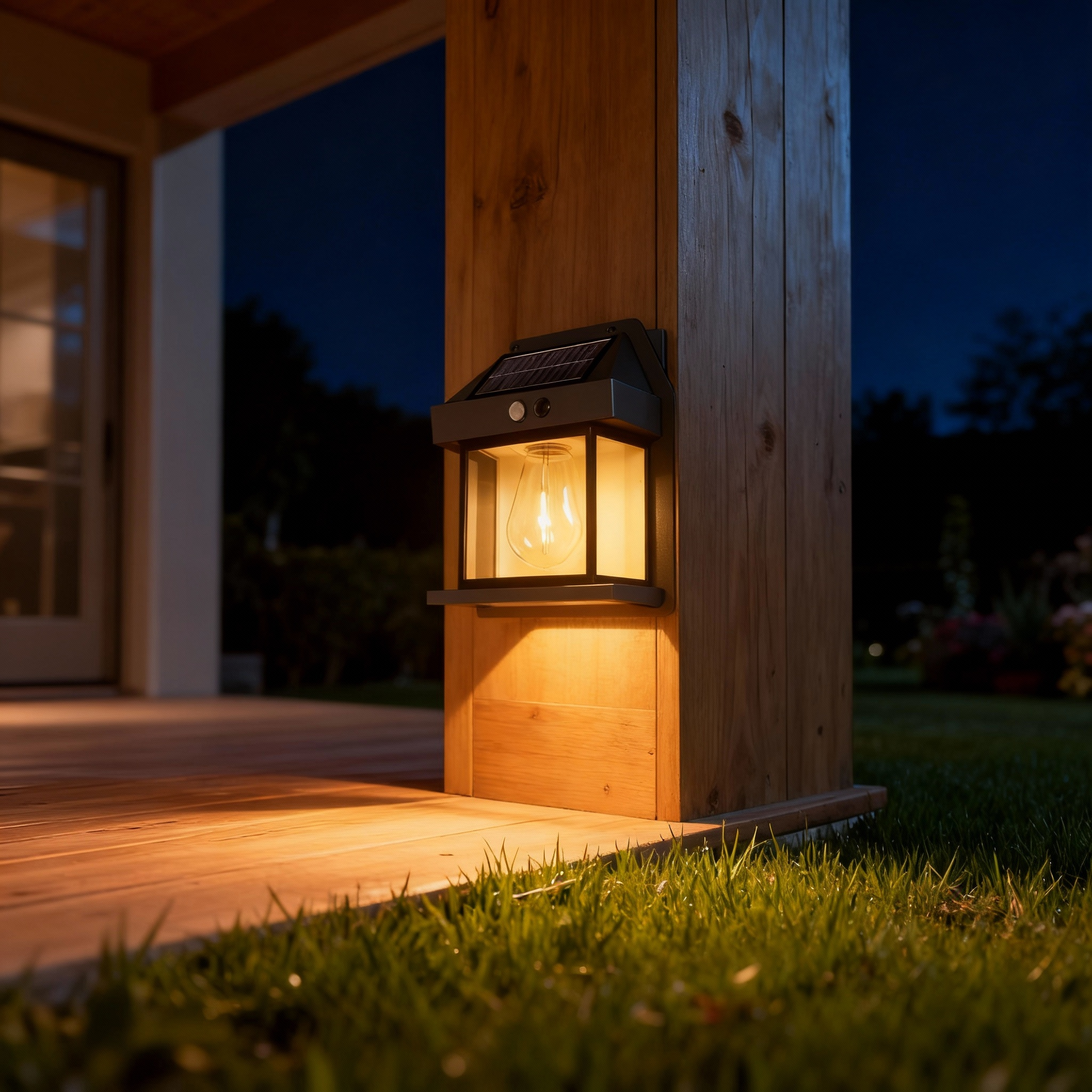 Solar - Powered Wall Lamp: Outdoor Elegance Meets Efficiency