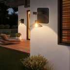 Solar - Powered Wall Light: Stylish & Practical