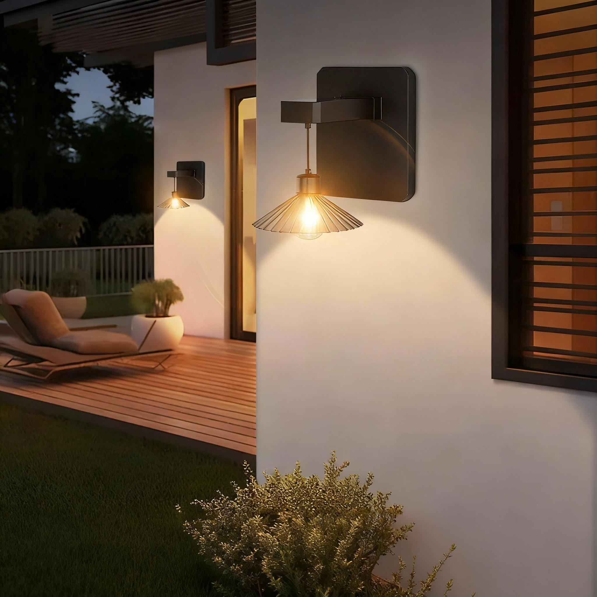 Solar - Powered Wall Light: Stylish & Practical