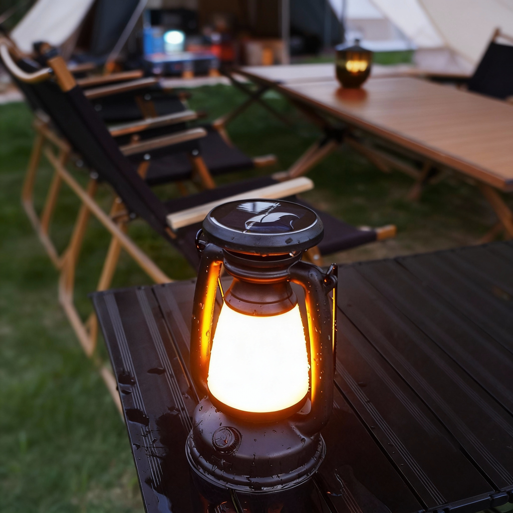 Solar Outdoor Camping Lamp - Ideal for Eco - friendly Adventures