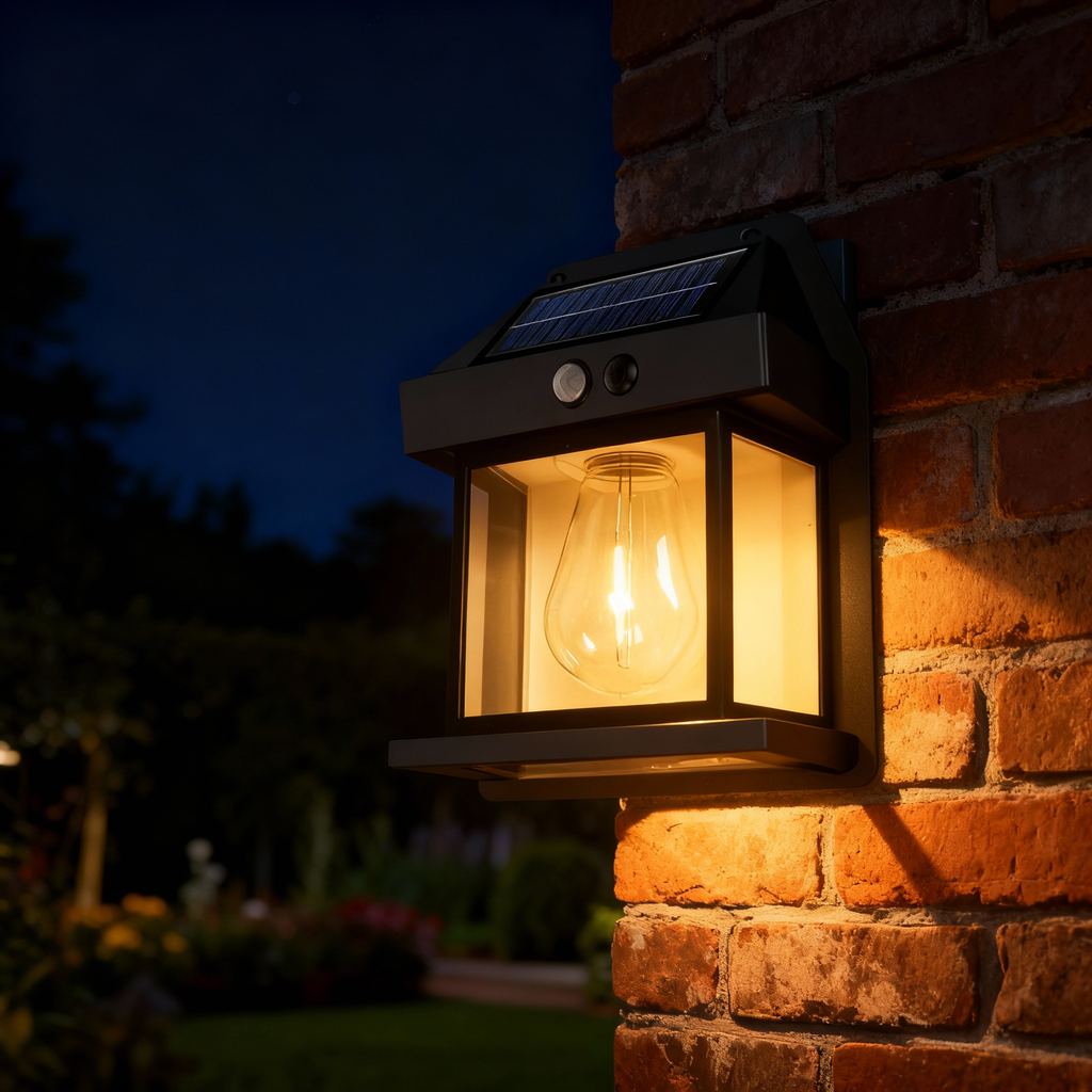 Solar - Powered Wall Lamp: Outdoor Elegance Meets Efficiency