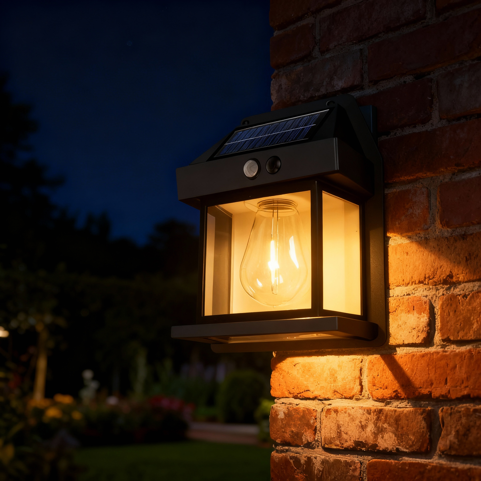 Solar - Powered Wall Lamp: Outdoor Elegance Meets Efficiency